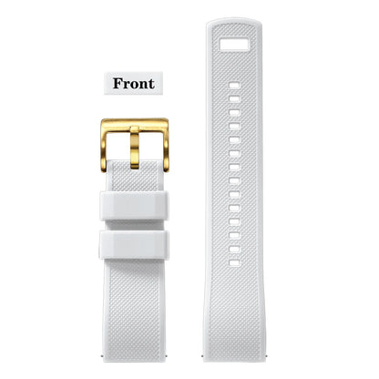 Premium Silicone Watch Band – Quick Release Rubber Strap, 18mm 20mm 22mm Replacement Watchband