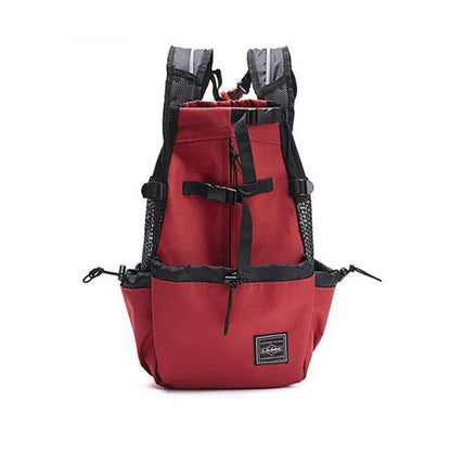 Breathable Hiking Pet Dog Carrier Backpack – Outdoor Travel Mesh Bag for Bicycle & Motorcycle