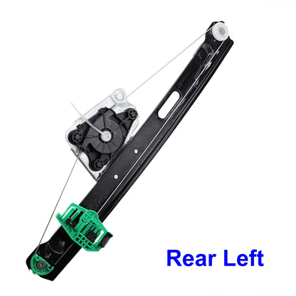 BMW E90 E91 Rear Power Window Regulator Without Motor - Replacement Part 51357140589 / 51357140590 for 323i, 325i, 328i, 330i, 335i and M3