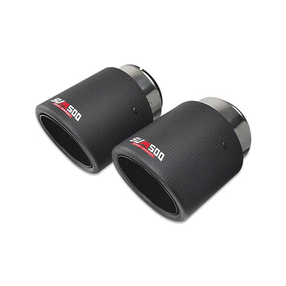 SUMSOO Carbon Fiber Exhaust Tail Tips — Decorative Modified Pipe for Mazda CX-3, CX-4, CX-5, Axela & Atenza