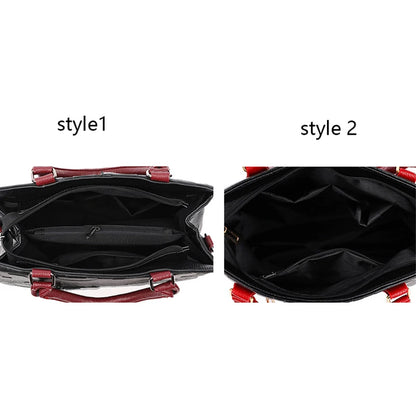 PU Leather Casual Crossbody Bag for Women - Luxury Designer Tote Handbag, Large Capacity Travel Shoulder Sac