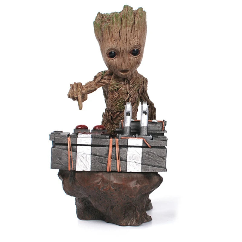 Marvel Guardians of the Galaxy Groot Statue – Cute Baby Tree Man PVC Anime Action Figure Toy Collectible Gift