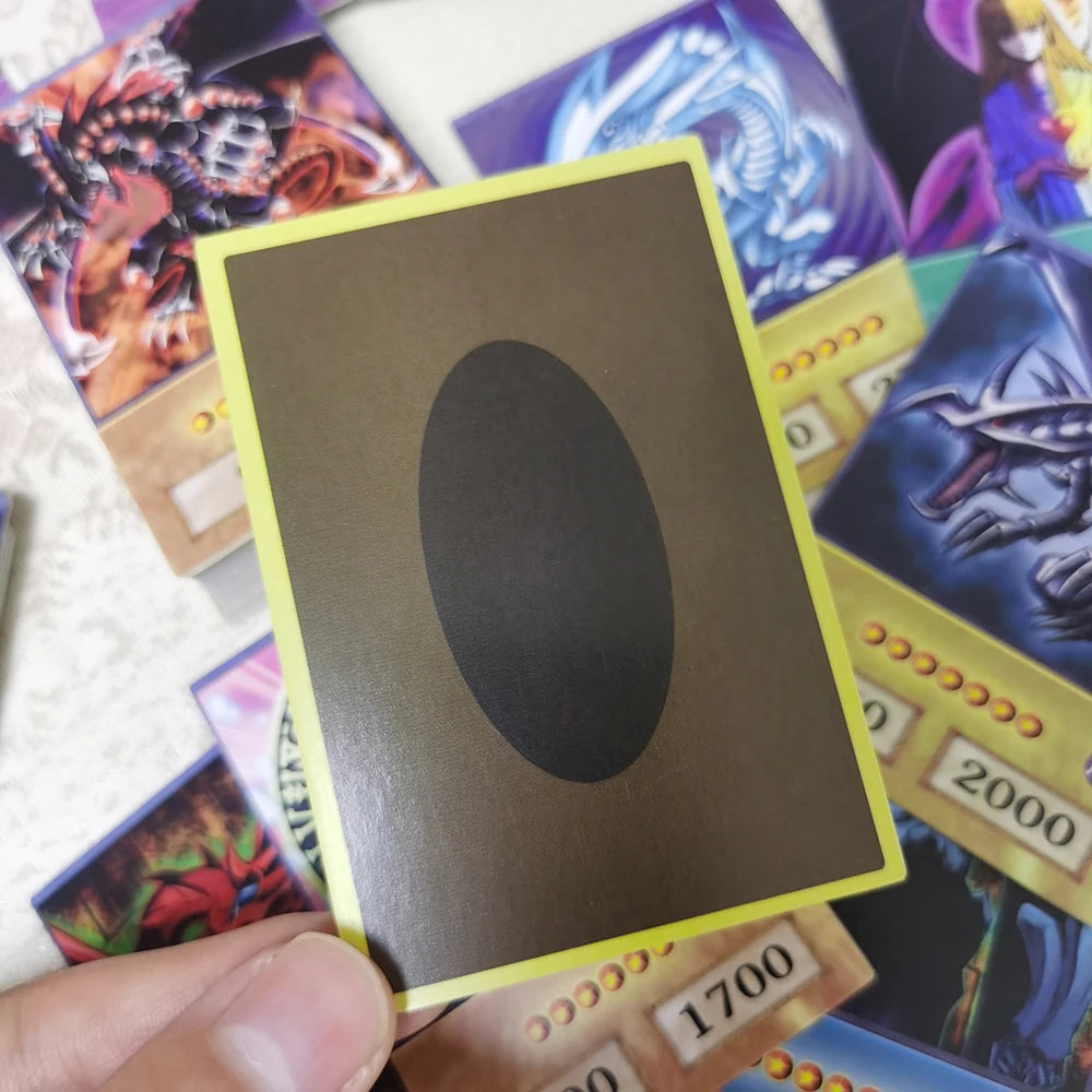 100PCS Yu-Gi-Oh! Anime Cards - Blue-Eyes White Dragon, Dark Magician, Exodia & Egyptian God Card Collection Gift