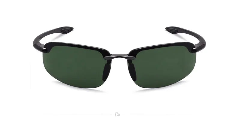 JULI Sports Sunglasses – TR90 Rimless Frame, UV400 Protection for Men & Women, Ideal for Cycling, Running, Fishing, Baseball, and Driving, Model 8001