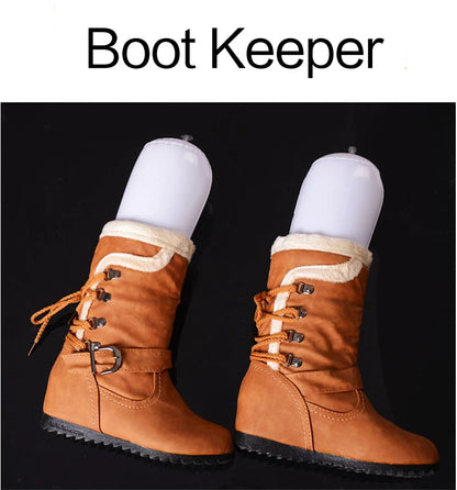 2PCS Plastic Shoe Hangers – Inflatable Long Boot Holders, 32cm & 50cm Shoe Stand, Stretcher, Support & Shaper Shoe Trees