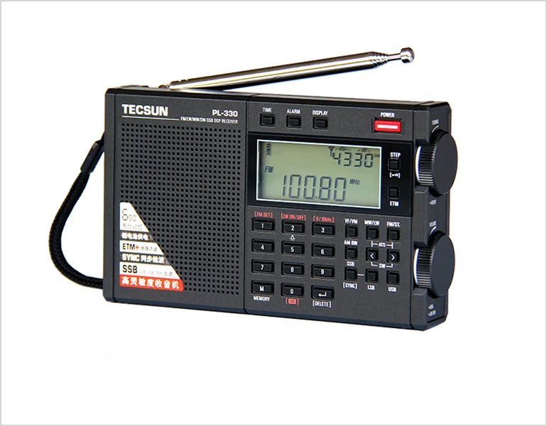Tecsun PL-330 Full-Band Radio – FM/MW/SW/LW SSB DSP High Sensitivity Portable Multi-functional Receiver