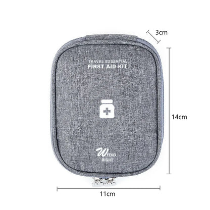 Mini Portable Medicine Storage Bag — Travel First Aid Organizer for Camping, Emergency, and Survival, Pill Case