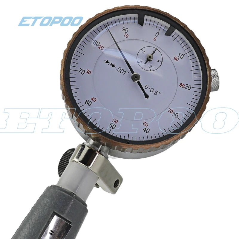 2" - 6" Dial Bore Indicator Gauge | 0.001" Deep Engine Hole Measurement, 50-160mm, 0.01mm Precision