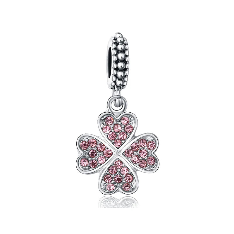 Original Alloy Bead Family Love Heart Pendant Charm - Mom & Dad DIY Jewelry for Pan Bracelets & Necklaces
