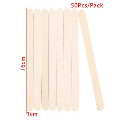 50/100/150PCS Resin Stirring & Popsicle Sticks – DIY Epoxy, Ice Cream, Wood Craft Tools