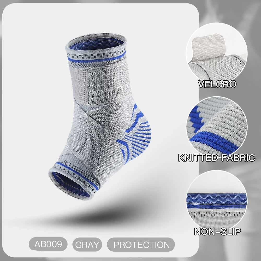 1/2 Pcs Breathable Ankle Support Compression Sleeve — Injury Recovery Joint Pain Sports Socks