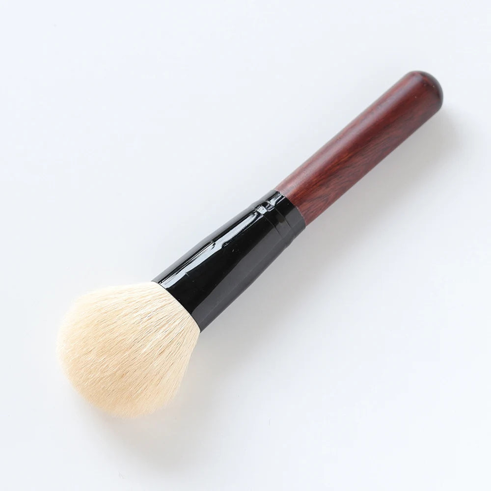 OVW Goat Hair Powder Makeup Brush – Portable Travel Blending Cosmetic Tool
