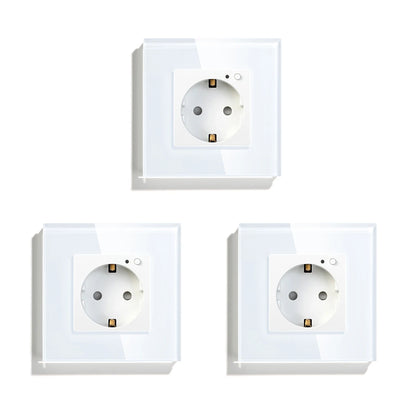 Bseed Smart WiFi Socket – EU Standard Intelligent Outlet, Compatible with Tuya App, Google & Alexa, Timer Function Home Improvement Plug