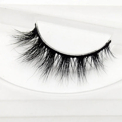 Visofree 3D Mink Eyelashes – Thick Handmade Full Strip Cruelty-Free False Lashes for Makeup M56