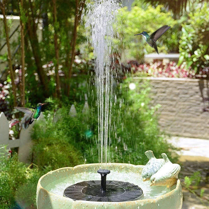 Mini Solar Powered Water Fountain – Floating Garden & Pond Waterfall Pump for Bird Bath, Outdoor Decorative Water Feature