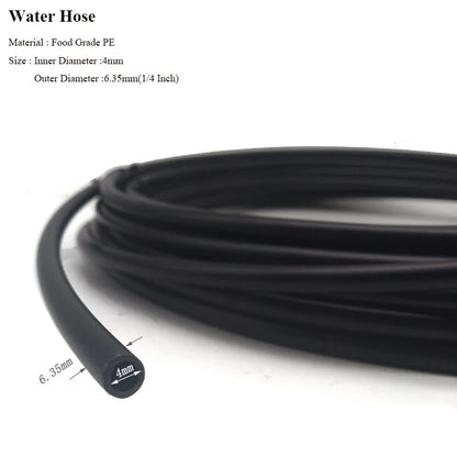 24V Quiet Misting Kit – Low Pressure Pump Spray System with Fog Nozzles for Dust Removal, Cooling & Humidification Watering System