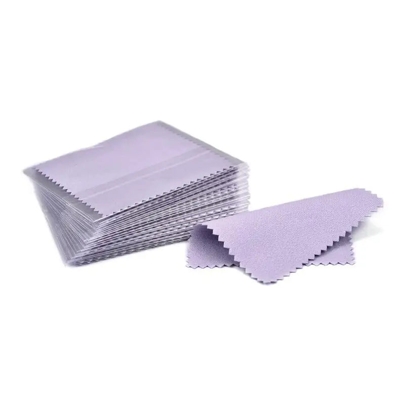 Silver Polishing Cloth – 8x8cm Reusable Jewelry Cleaning Wipes (10/50PCS) Anti-Tarnish