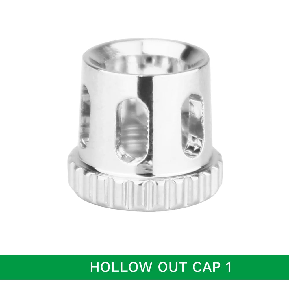 Airbrush Cover Caps – Crown, Tomahawk, Hollow Condensing & Spatter Fan Caps Accessory