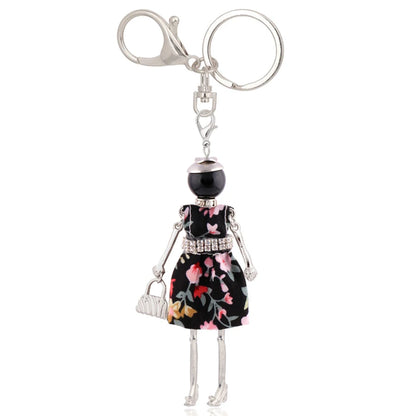 Trendy Women’s Metal Charm Keychain 2026 – Cute Statement Bag Pendant Jewelry Gift for Ladies