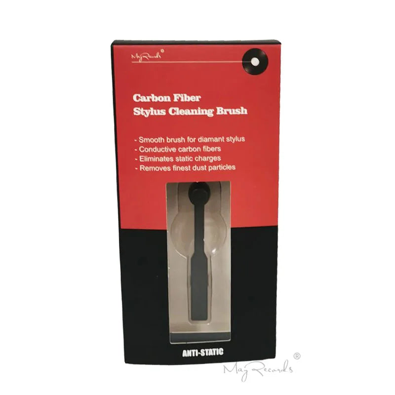 Stylus Brush & 10ml Needle Solution Cleaner – Carbon Fiber Brush Record Player Cleaning Kit