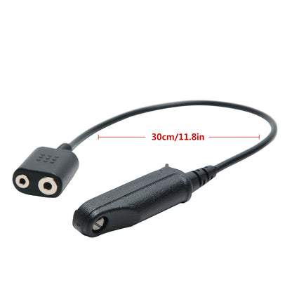 Audio Cable Adapter for Baofeng – Waterproof UV-9R Plus, UV-5R, BF-888S, UV-82, UV-S9, UV-13 Pro Walkie Talkie Headset & Speaker Mic