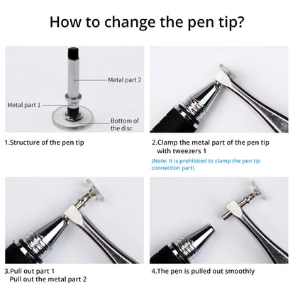 FONKEN Stylus Pen - Conductive Touch Head Tablet Pen, Replacement Accessories for Laptop and Screen Drawing
