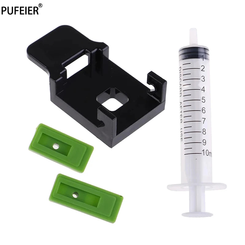 DIY CISS Ink Refill Kit for Canon Printer – Cartridge Clamp, Cleaning & Absorption Clip Set with 10ml Syringe & Needles Tools
