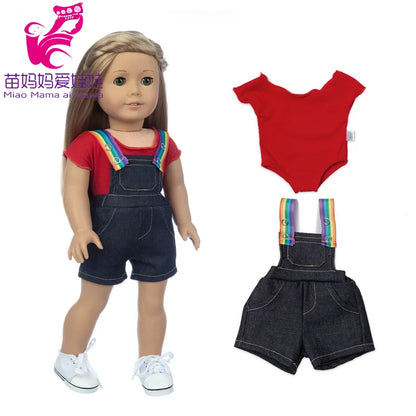 18-Inch Girl Doll Winter Coat — 43cm Baby Doll Jacket Outfit for Dressing