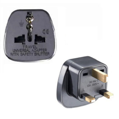 Universal Travel Plug Adapter - US, UK, EU, AU & International Power Converter