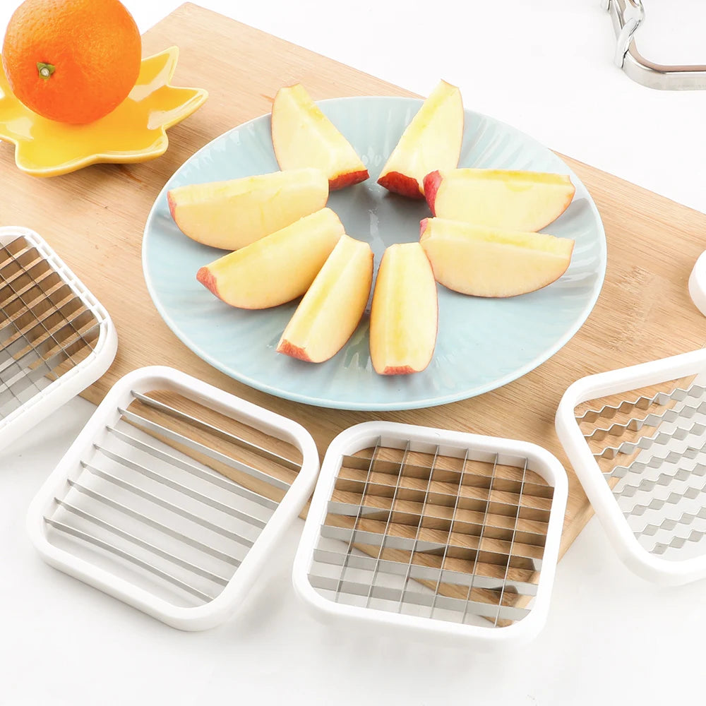 5pcs/set Multi-Functional Stainless Steel Kitchen Utensils: Cutter Slicer for Apple, Pear, Potato Chips, Vegetables, and Fruits