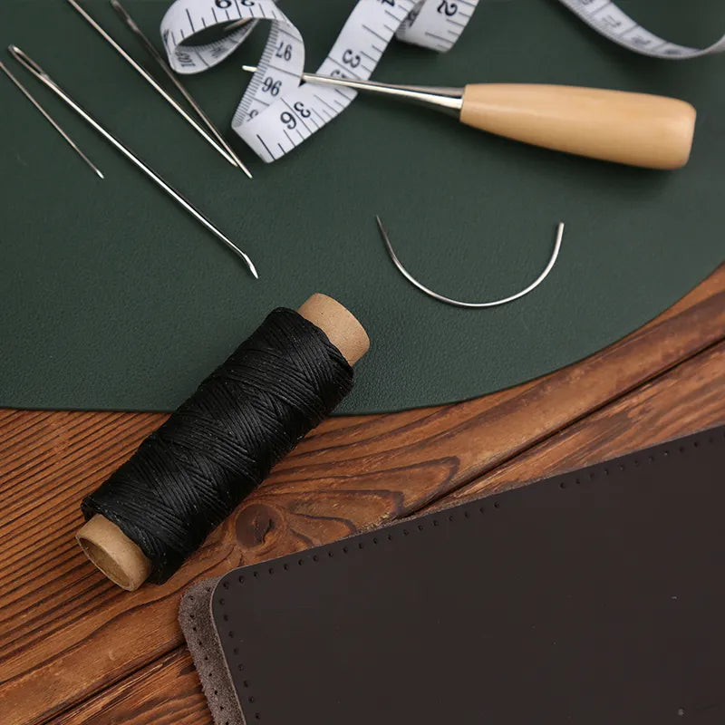 IMZAY Leather Manual Sewing Machine: Speedy Stitcher Leather Sewing Tools Kit - Leathercraft Punching Groover Accessories Set