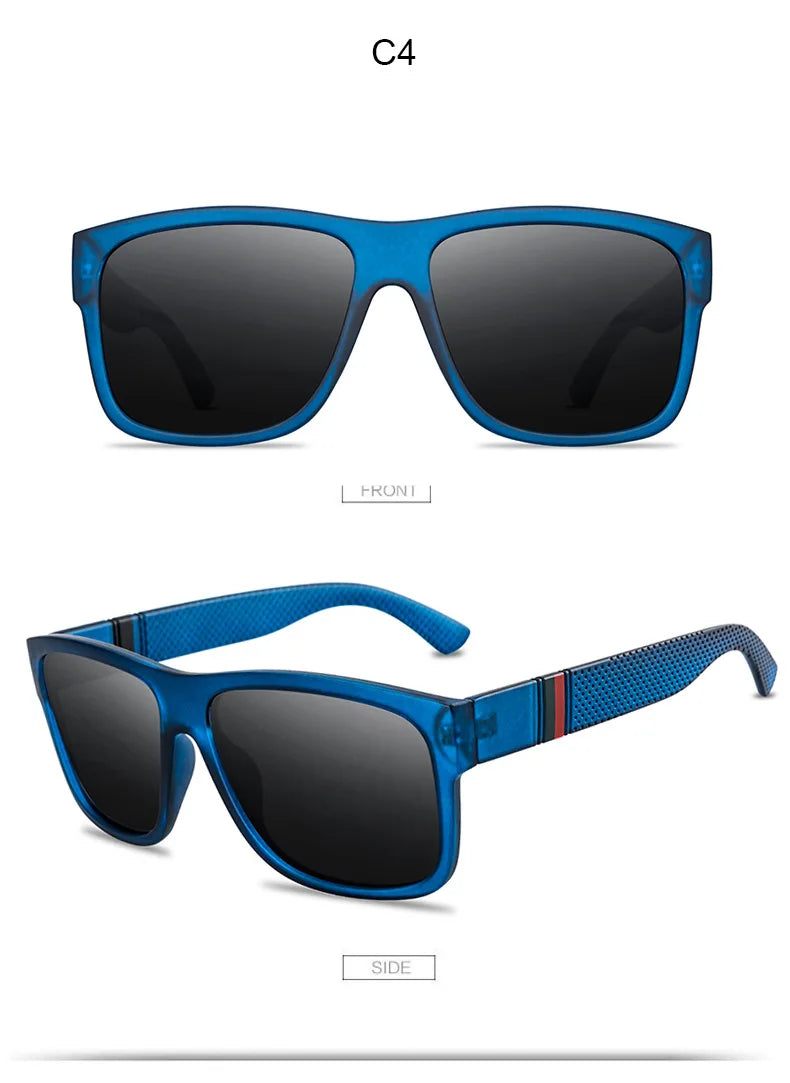 2024 Luxury Polarized Sunglasses for Men — High-End Square UV400 Driving Eyewear & Fashion Travel Sun Glasses