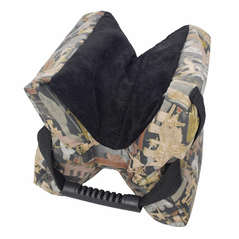 Outdoor Shooting Stand Bag - Tack Driver Gun Rest for Hunting - Rifle Bench Target Sports Accessories ( Unfilled Sand, Green )
