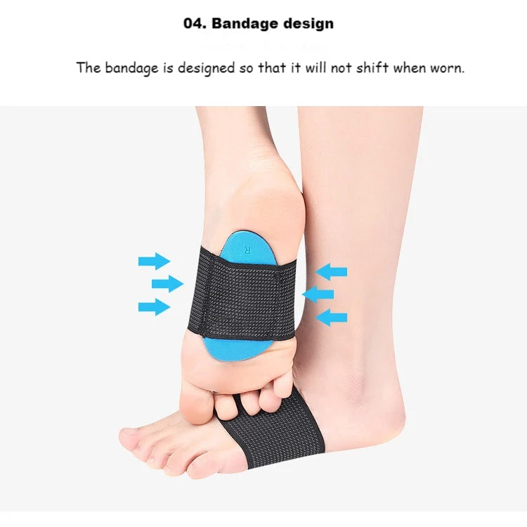2Pcs EVA Flat Feet Arch Support Orthopedic Insoles Pads - Men Women Foot Valgus Sports Shoe Inserts