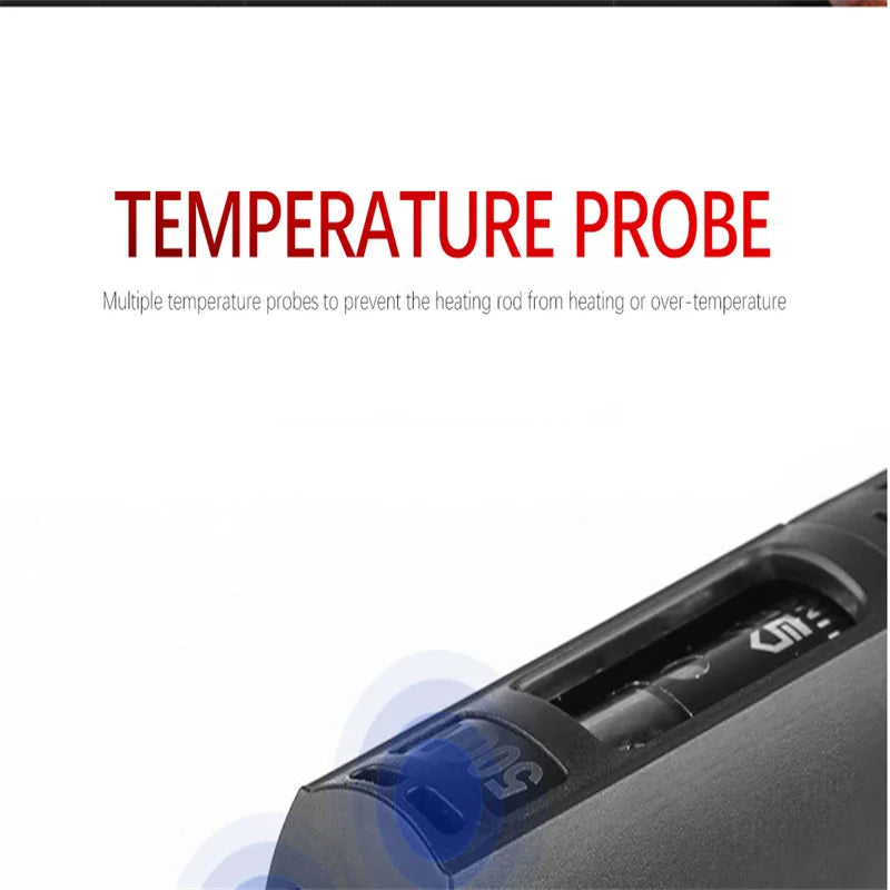 500W Aquarium Submersible Heater - LCD Display Digital Adjustable Water Heating Rod with Constant Temperature Control