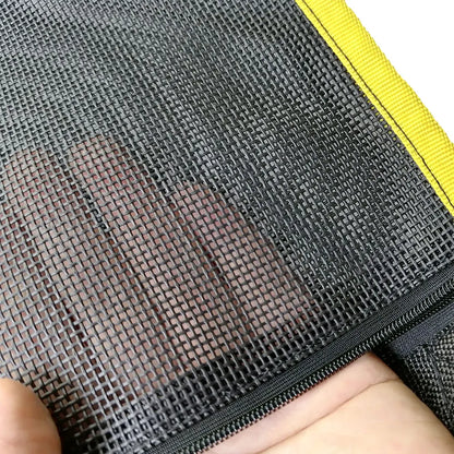 Anti-UV Mesh Boat Railing Storage Bag – Hanging Pouch for Kayak, Yacht & Marine Handrail