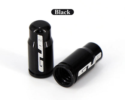 4pcs Aluminum Bike Tire Valve Caps – Ultralight MTB Road Mountain Schrader/Presta Tyre Protectors