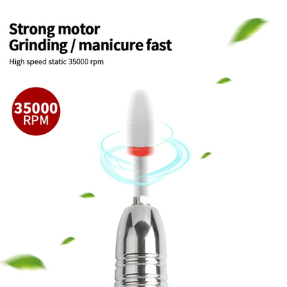 High-Quality Electric Nail Drill Machine 35,000 RPM – HD Display, Metal Manicure Pen, Professional Nail Lathe & Sander