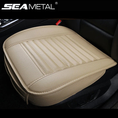 Universal Leather Car Seat Covers - Seat Cushion Protector Mats for Auto Interiors