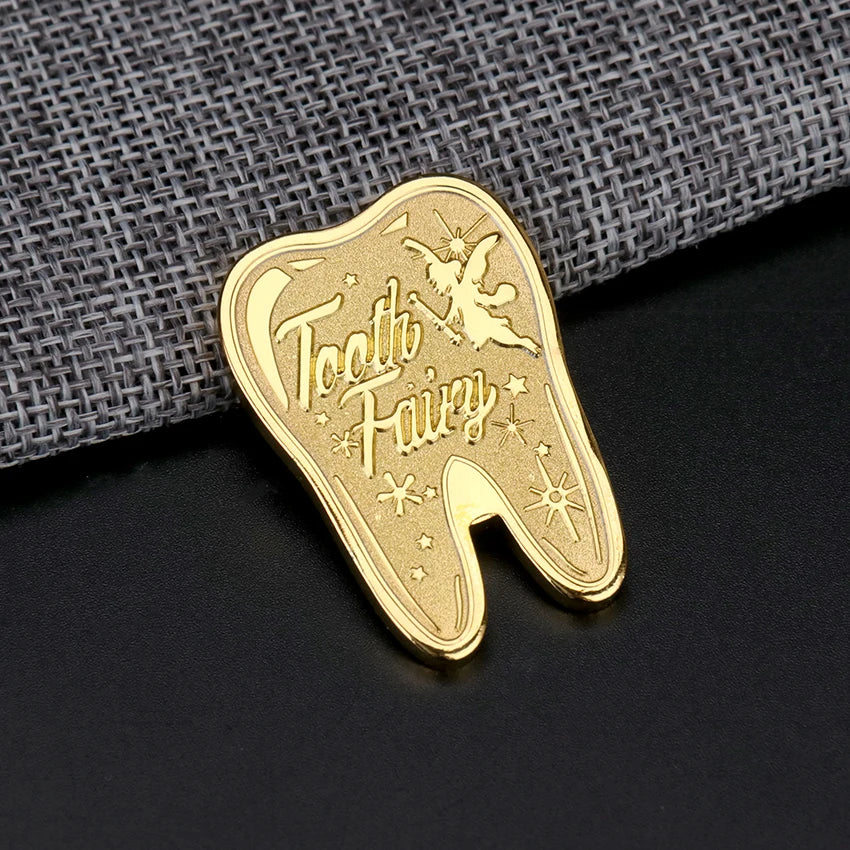 1PC Creative Kids Tooth Fairy Commemorative Coin - Fun Tooth Exchange Gift and Physical Metal Art Coin