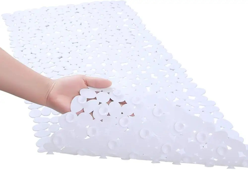 Non-Slip PVC Bathroom Mat with Suction Cups – Waterproof Slip-Resistant Shower & Bathtub Floor Mat