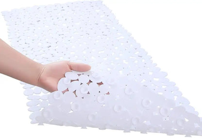 Non-Slip PVC Bathroom Mat with Suction Cups – Waterproof Slip-Resistant Shower & Bathtub Floor Mat