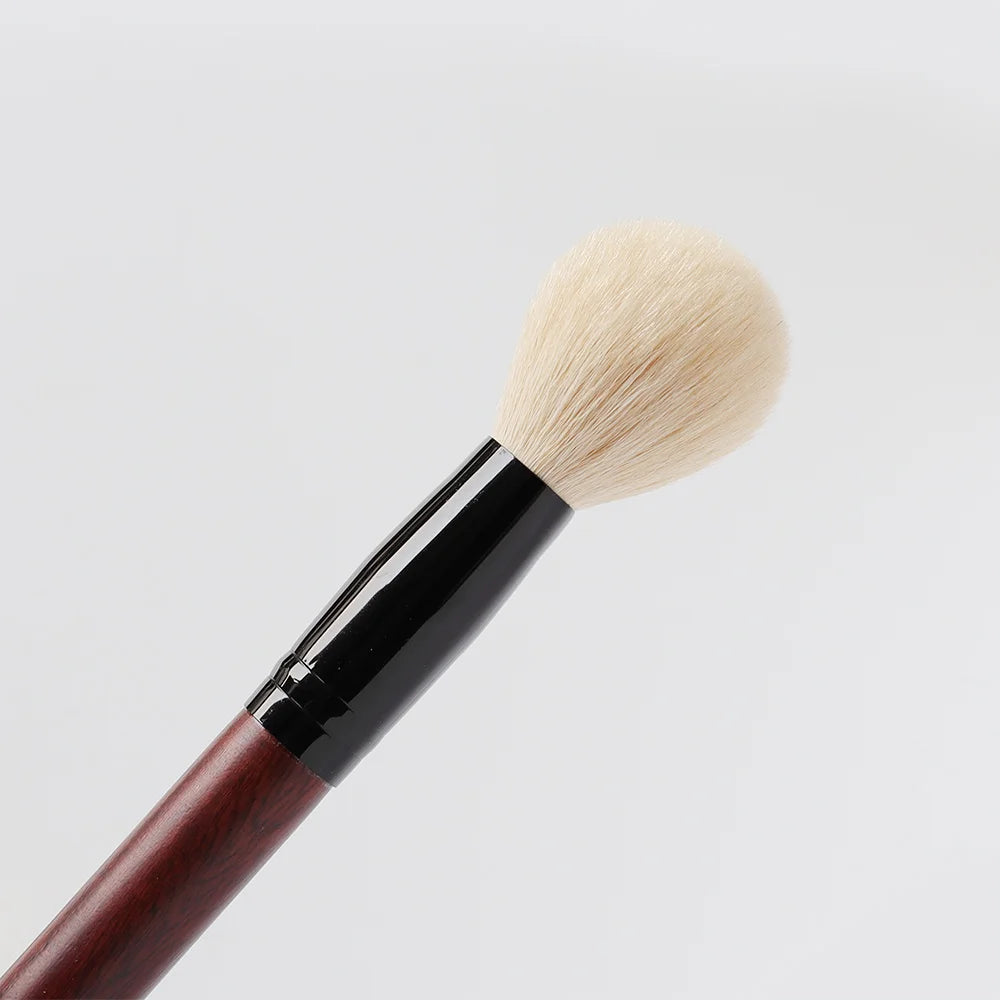 OVW Goat Hair Powder Makeup Brush – Portable Travel Blending Cosmetic Tool