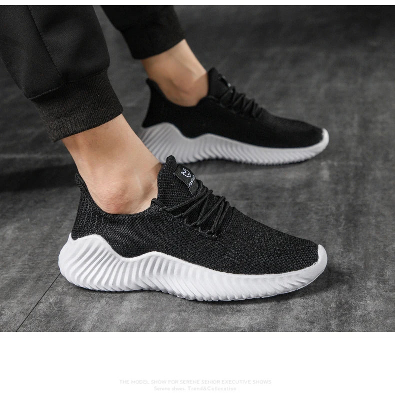 Men's White Sneakers – Casual Walking & Running Shoes, Plus Size 49, Tennis Masculino