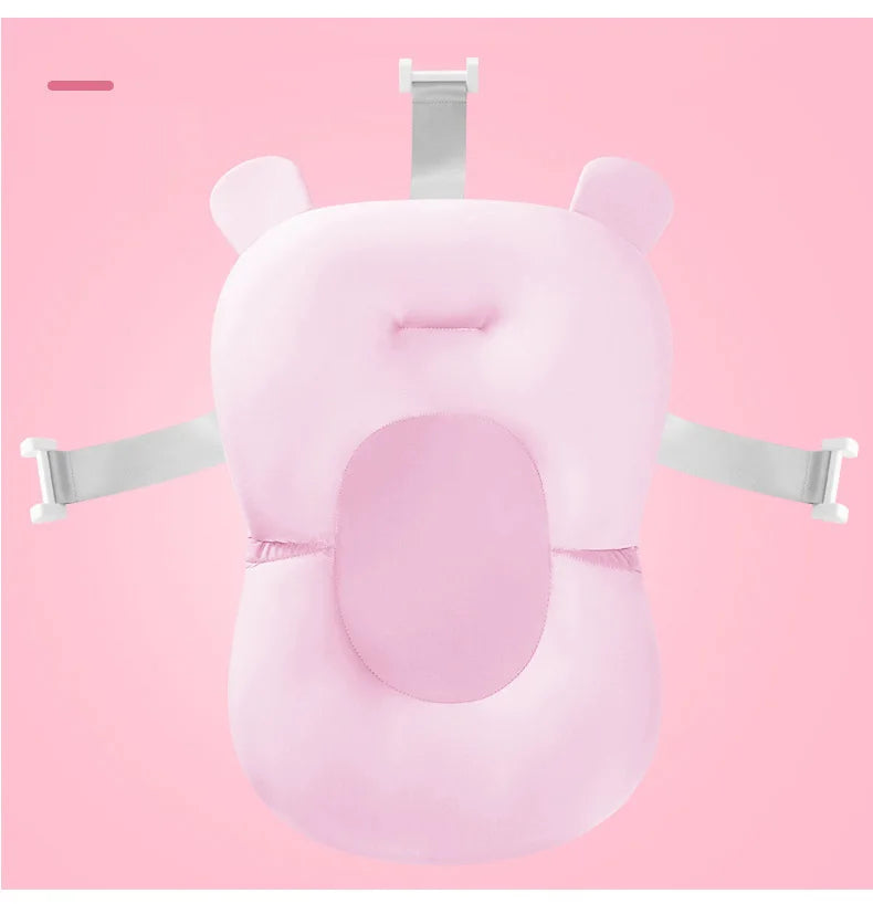 Non-Slip Baby Bath Cushion – Newborn Safety Support Pad & Soft Bathtub Mat