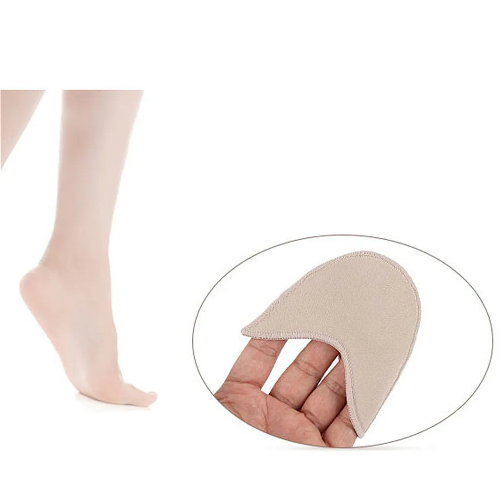 Silicone Gel Toe Covers for Ballet – Forefoot Pads & Toe Protectors (Elastic Knitted Dance Shoe Inserts)