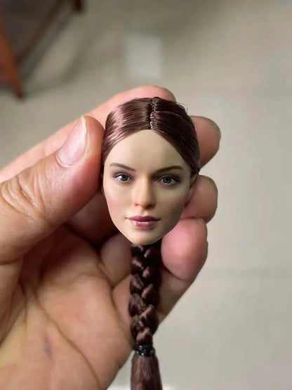 VCF-2052 1/6 Russian Special Forces Female Head Sculpt — Suntan Soldier Head for 12" Action Figure Dolls