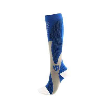Men's Compression Sports Socks - Running, Cycling, Nursing, Varicose Veins Support, Outdoor Hiking Socks