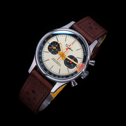 Sugess Men’s Chronograph Mechanical Watch — Tianjin ST19 Swanneck Movement, Sapphire Crystal Pilot Wristwatch, V2 Gift Edition