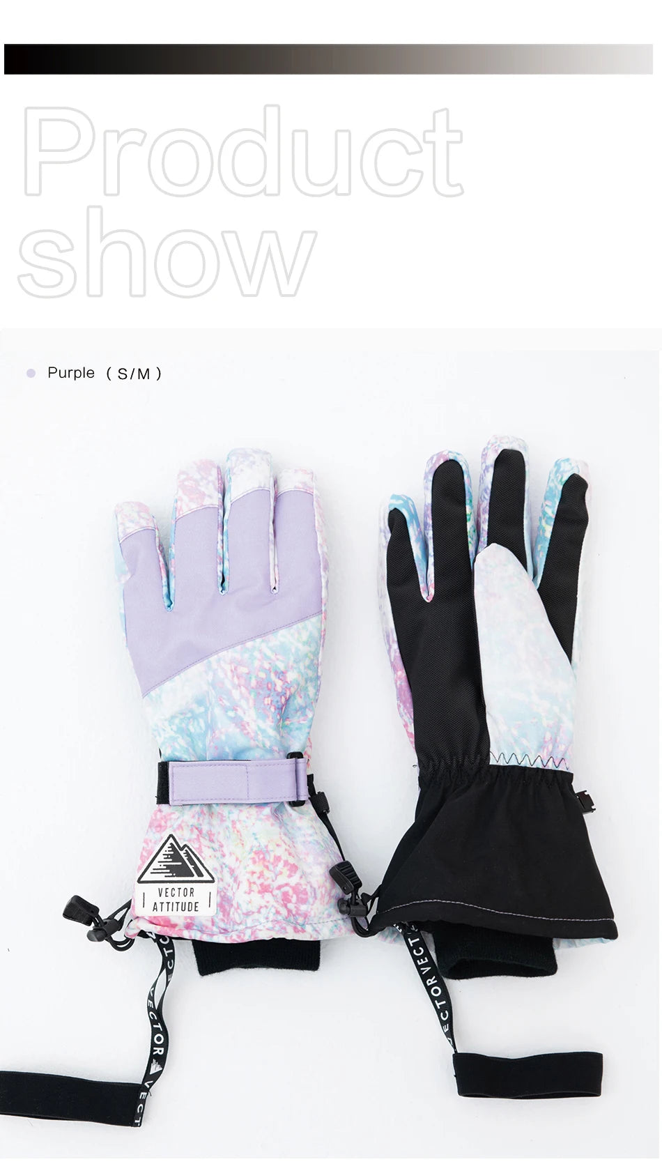 2-in-1 Extra Thick Ski Gloves – Waterproof, Windproof Winter Mittens for Men & Women